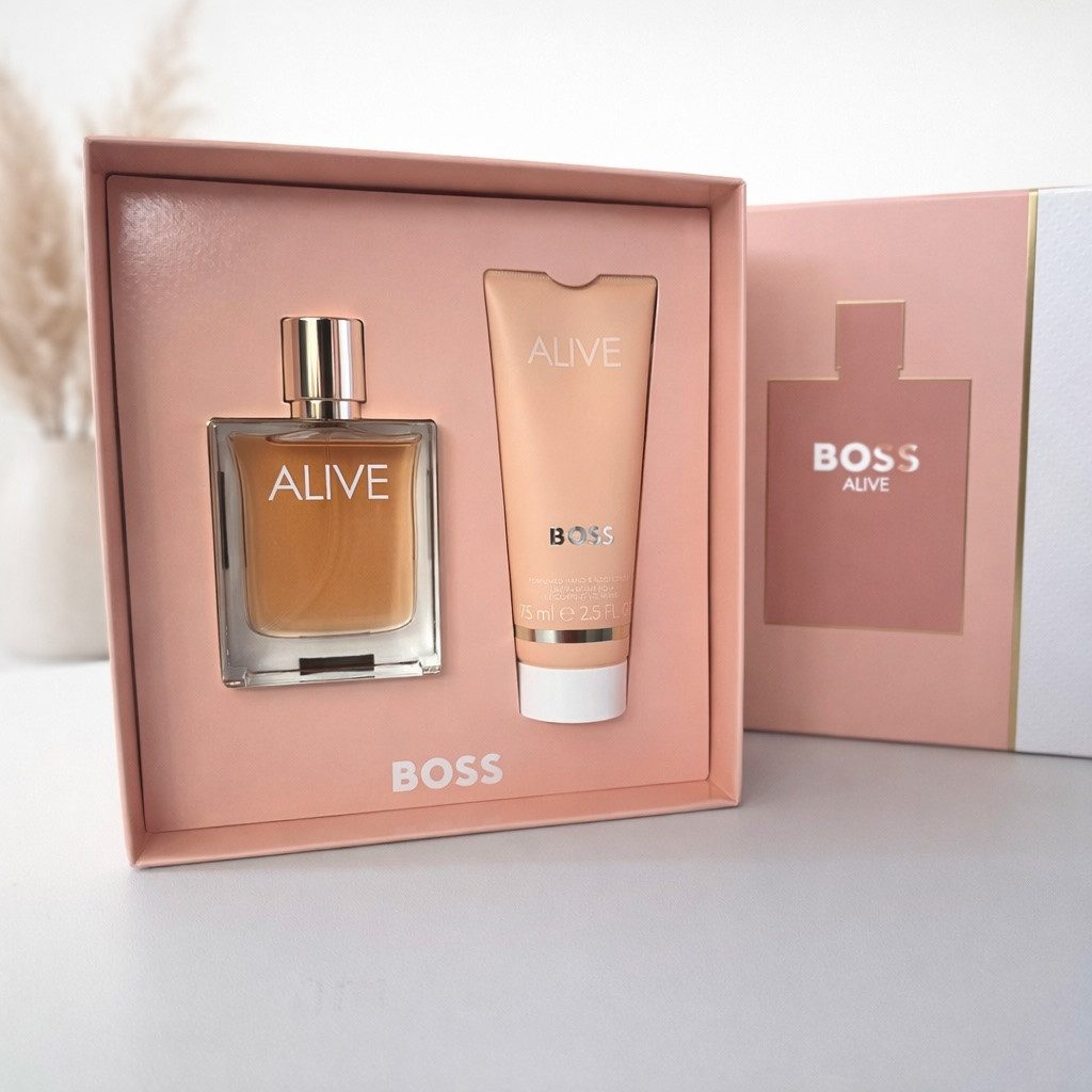 BOSS Eau de Parfum Alive EDP 50ml + Bodylotion 75ml Set NEU OVP Damen Parfum Geschenk