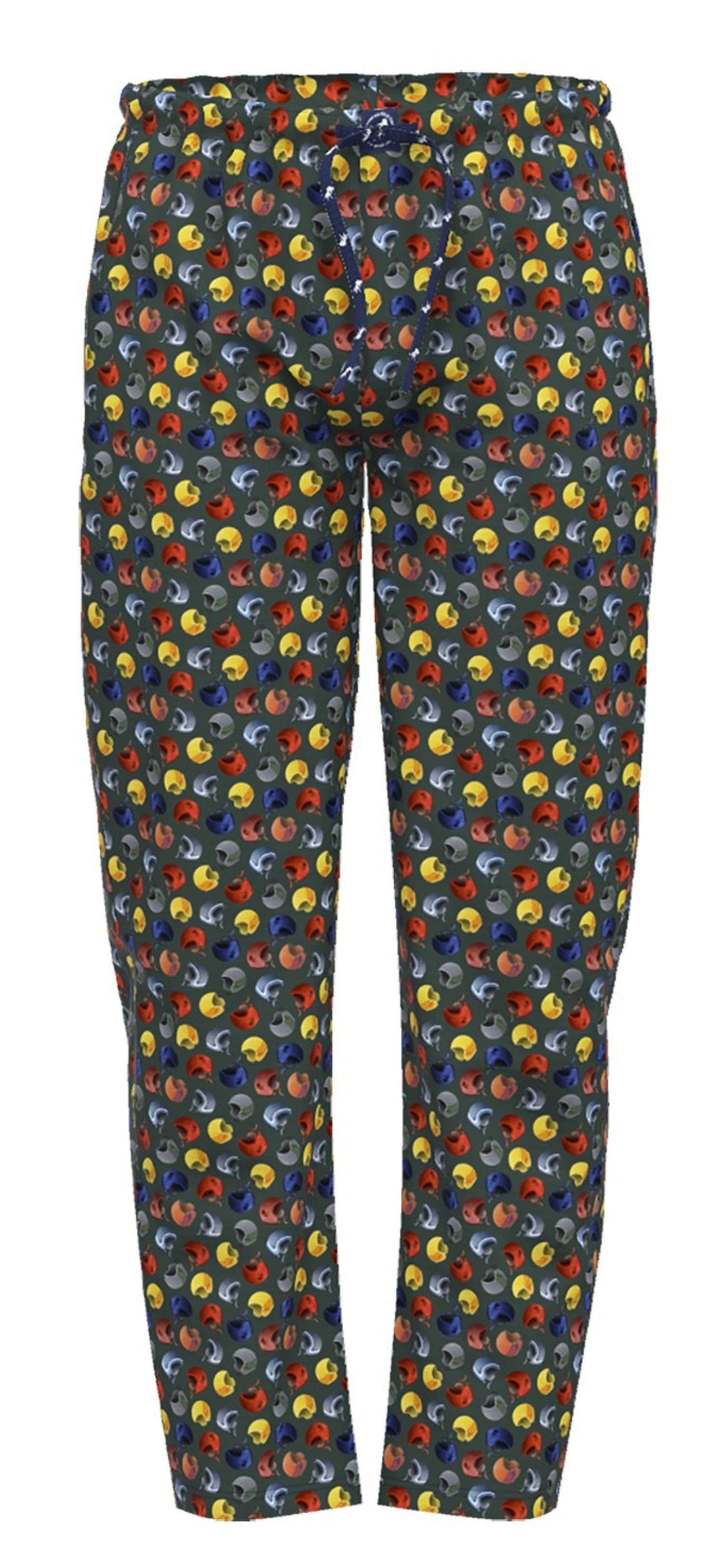 A Fish named Fred Pyjamahose Herren Schlafanzughose (1-tlg) Baumwolle