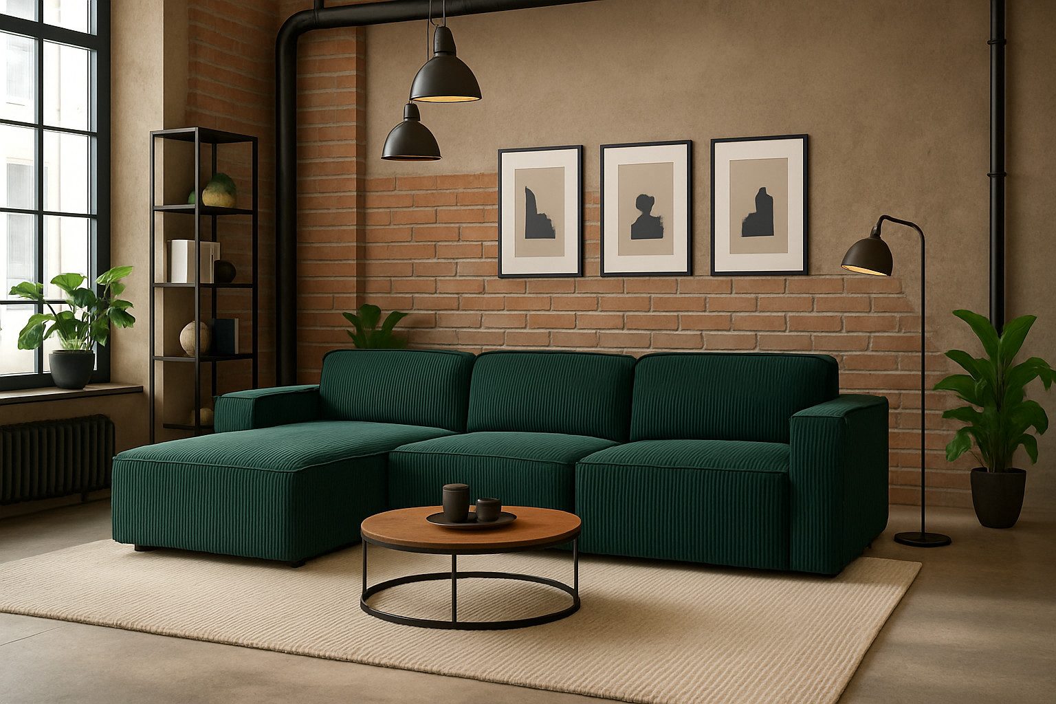Kaiser Möbel Ecksofa Ecksofa Cursal L-Form – modular, modern, unvergleichlich bequem, Einzelsofa
