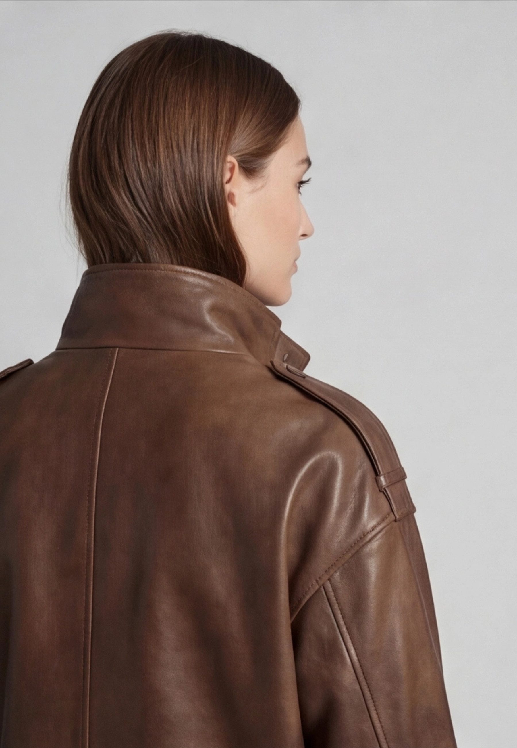 RICANO Lederjacke Debora Handgefertigt aus echtem Leder