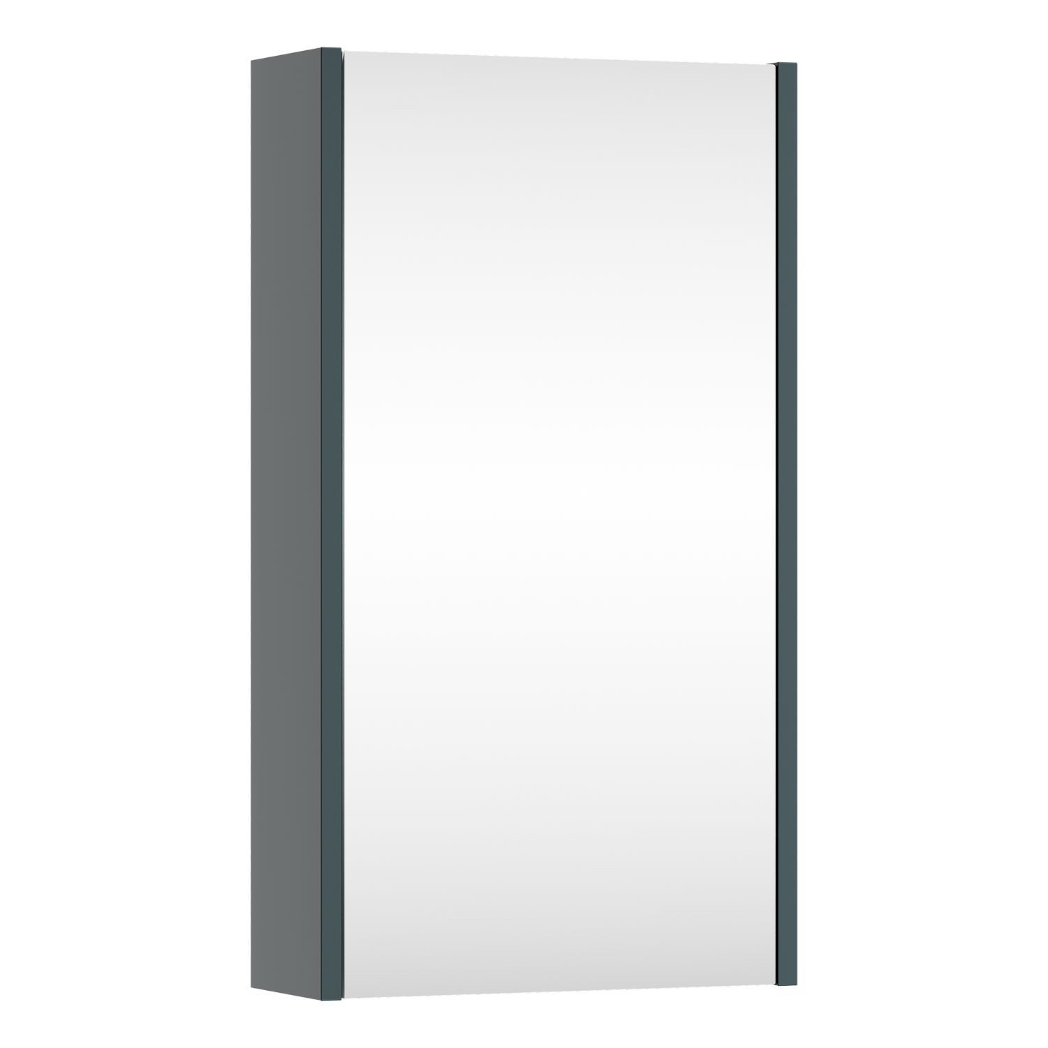 Planetmöbel Badezimmerspiegelschrank Spiegelschrank Wega Matt 40cm (Badezimmer Spiegelschrank, SpiegelschrankBad) Badezimmerschrank mit Spiegel