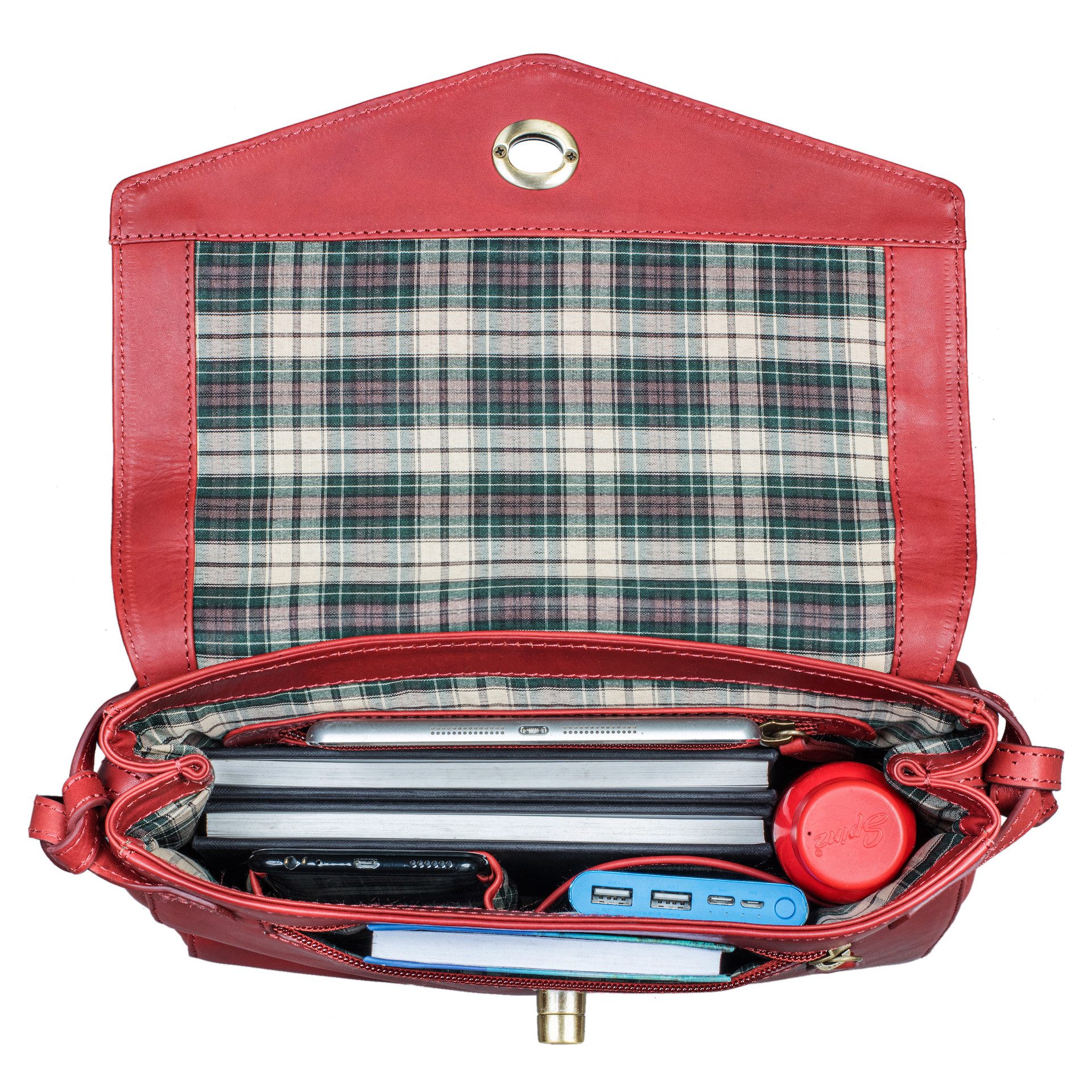 Benthill Handtasche Damen Echt Leder Handtasche Frauen Henkeltasche Vintage Schultertasche, Schultergurt / Umhängegurt Reißverschlussfach