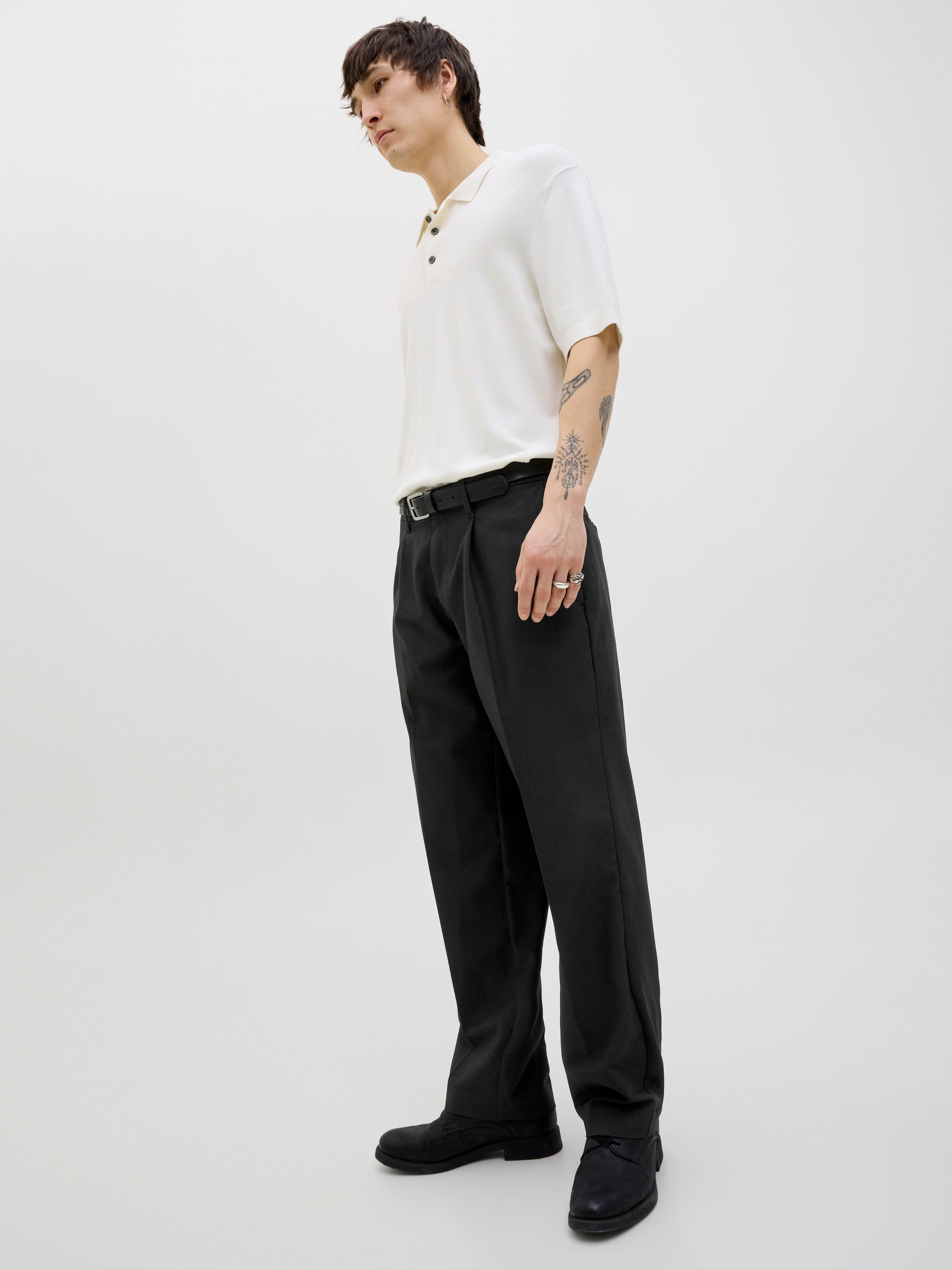 Jack & Jones Chinohose JPRCCKARL JJCAMERON PLEATED CHINO NOOS