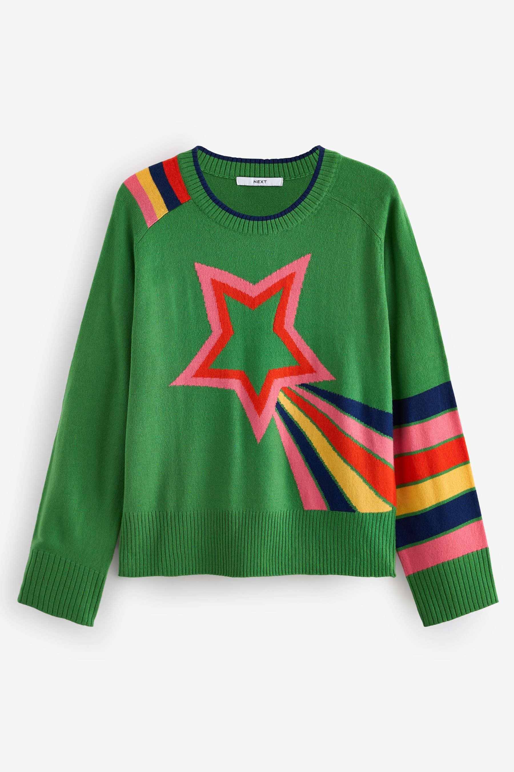 Sweater Strickpullover Mit Stern Joom Damen Pullover Mit Stern