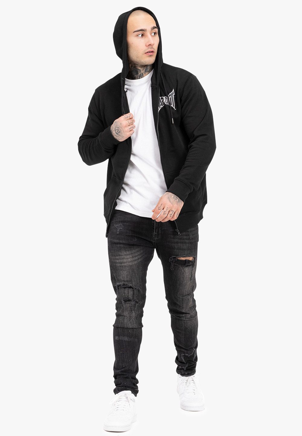 TAPOUT Kapuzensweatjacke OCTAGON FULL ZIP HOODIE (1-tlg)