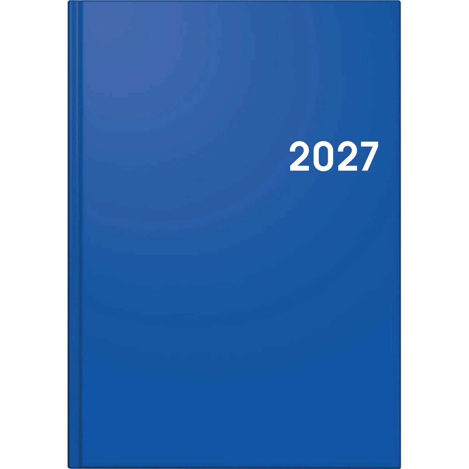 Baier & Schneider Taschenkalender BRUNNEN 1079561037 Buchkalender Mod. 795 2027 A5, Kunststoff, blau
