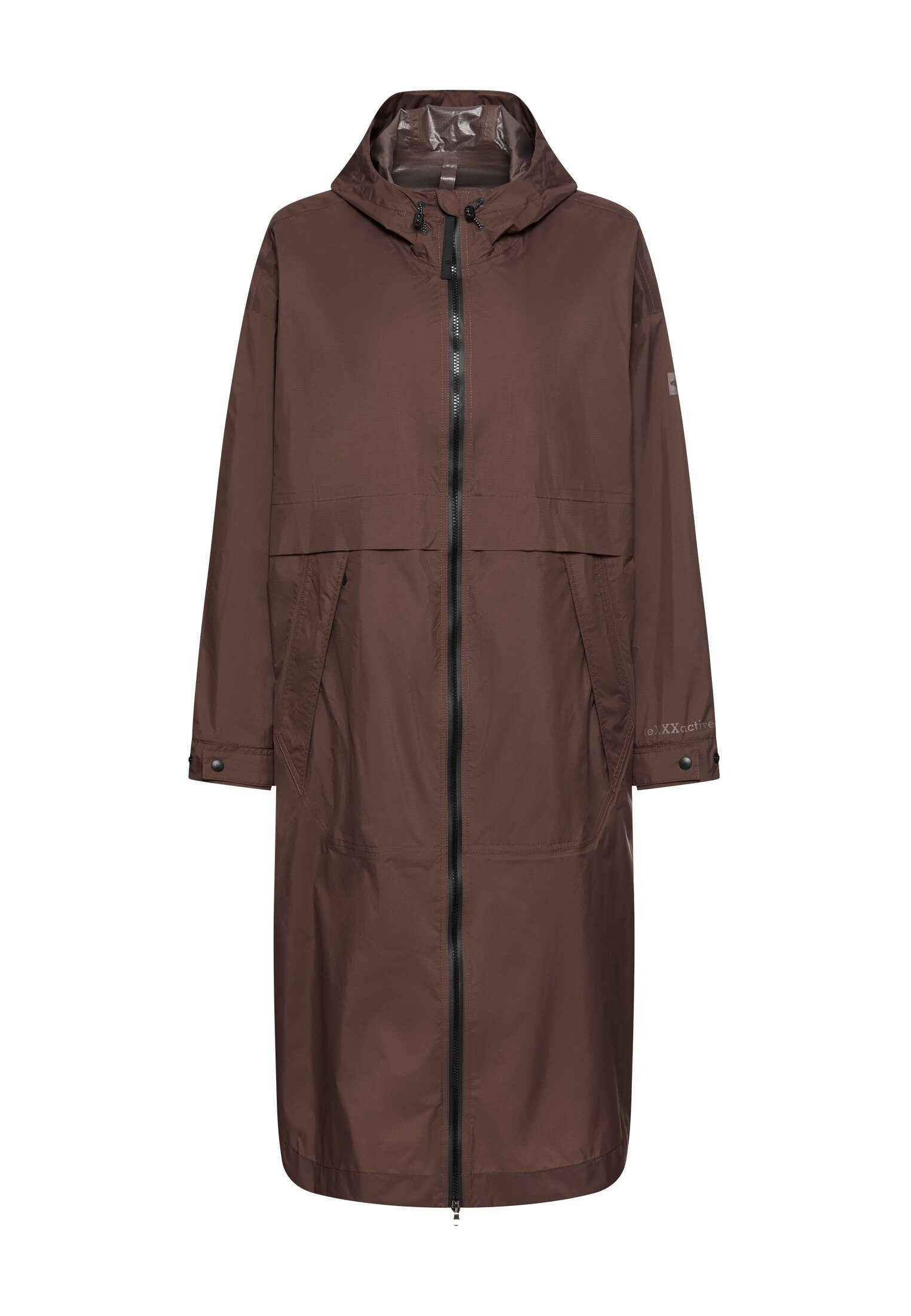 camel active Funktionsparka teXXXactive® Regenmantel mit verstellbarer Kapuze