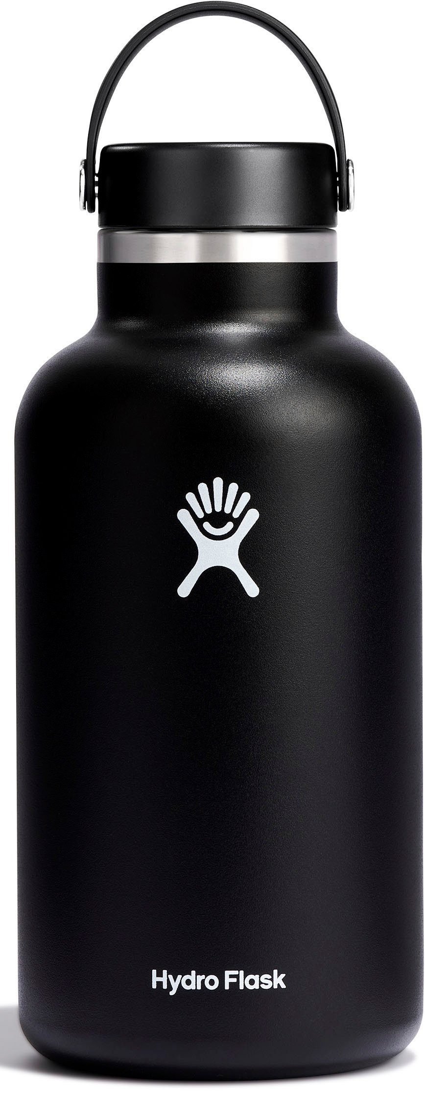 Trinkflasche 64 OZ WIDE FLEX CAP BLACK