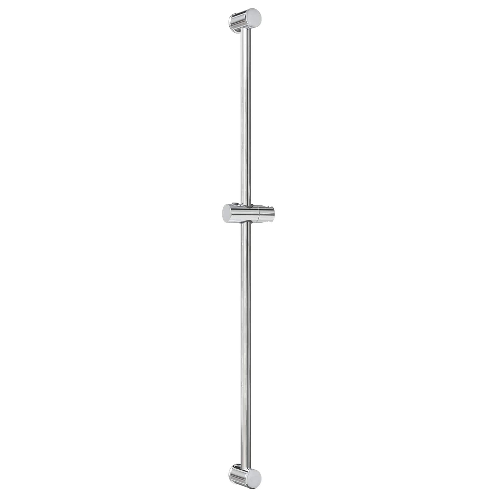 vidaXL Duschablauf Duschkopfhalter Chrom 100 cm Edelstahl, 1-tlg.
