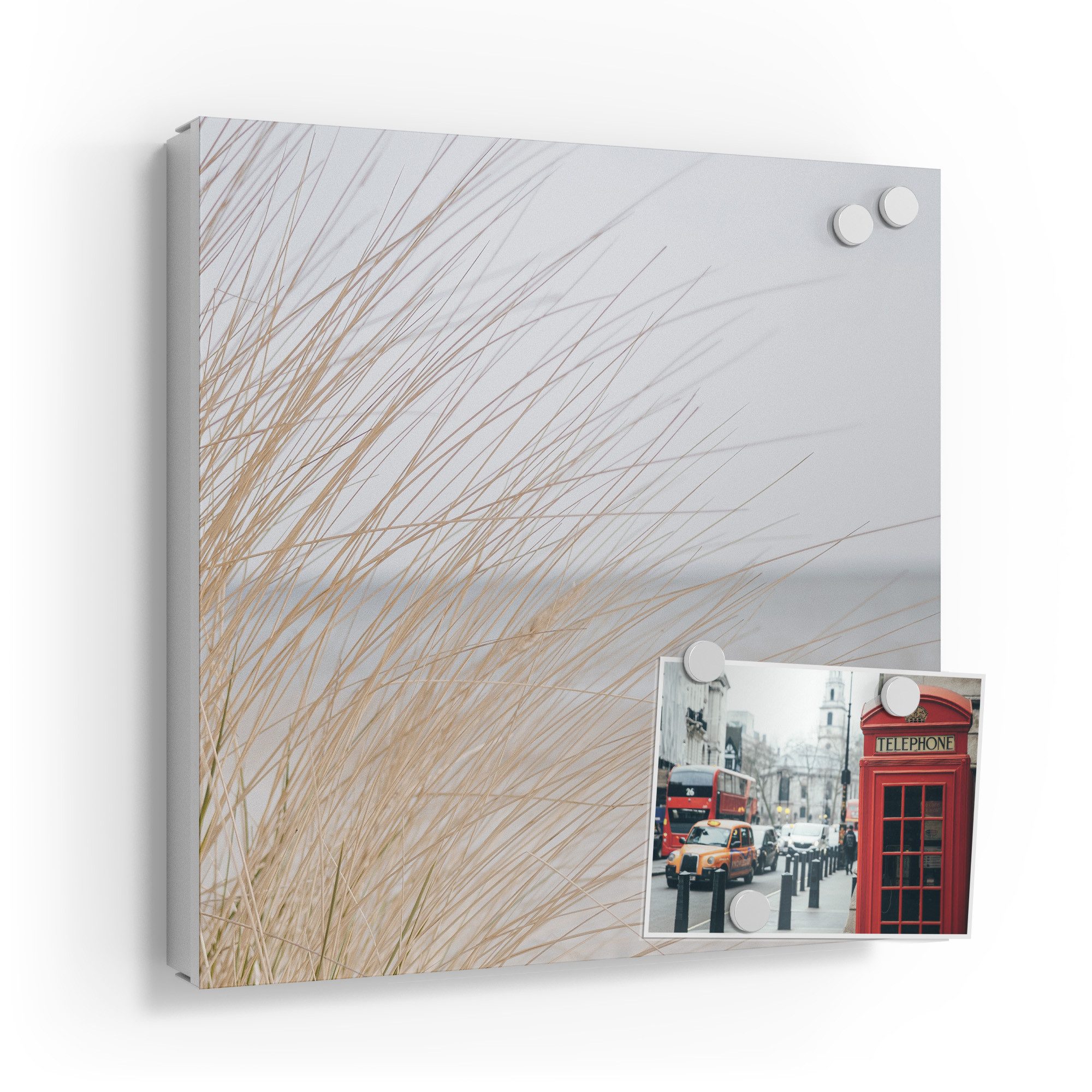 DEQORI Schlüsselkasten 'Windspiel am Strand', Schlüsselbox modern Schlüsselschrank magnetisch Schlüssel Kasten Box