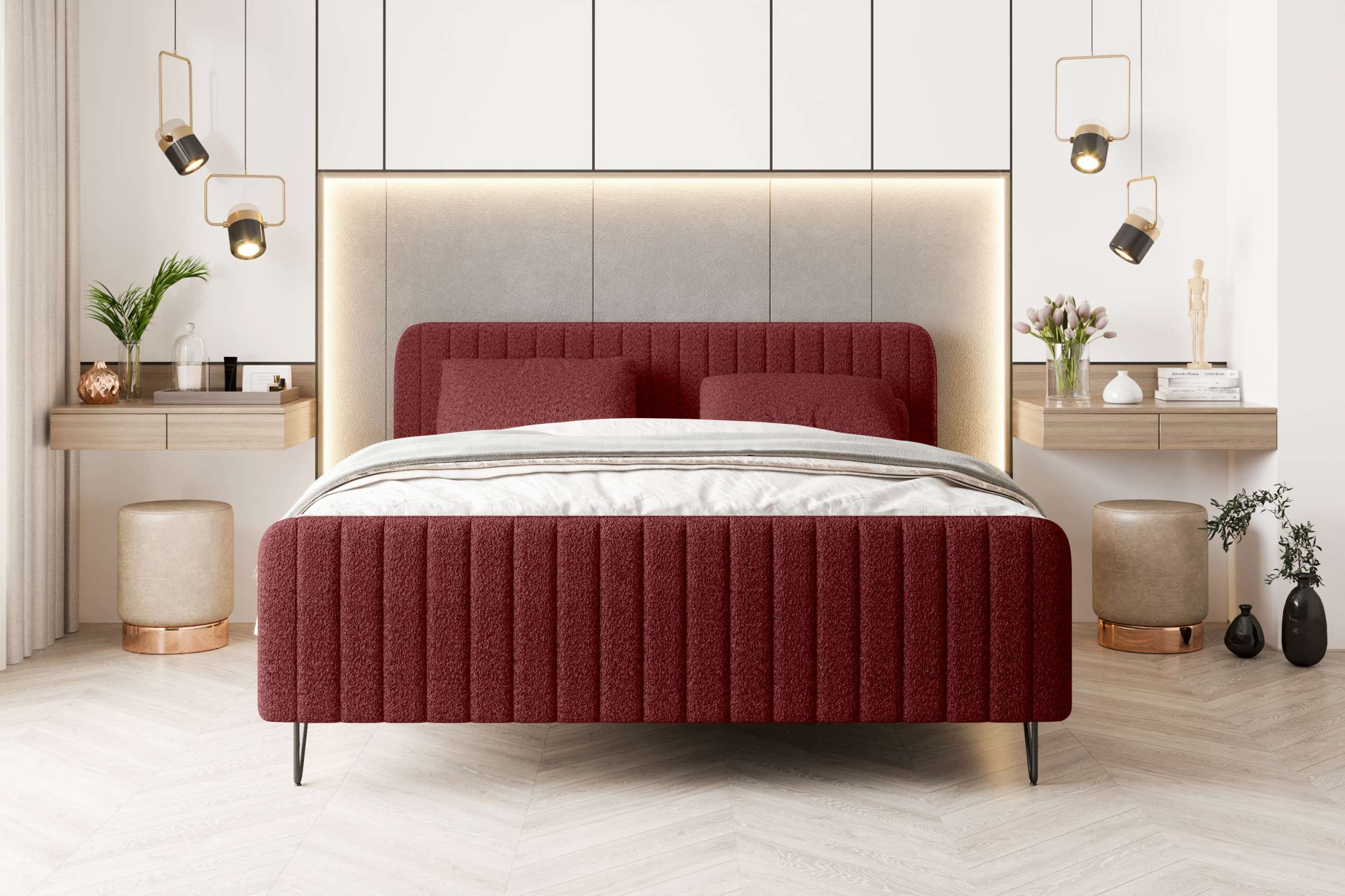 99rooms Boxspringbett Lucio (Schlafzimmerbett, Bett), 140/160/180x200 günstig online kaufen