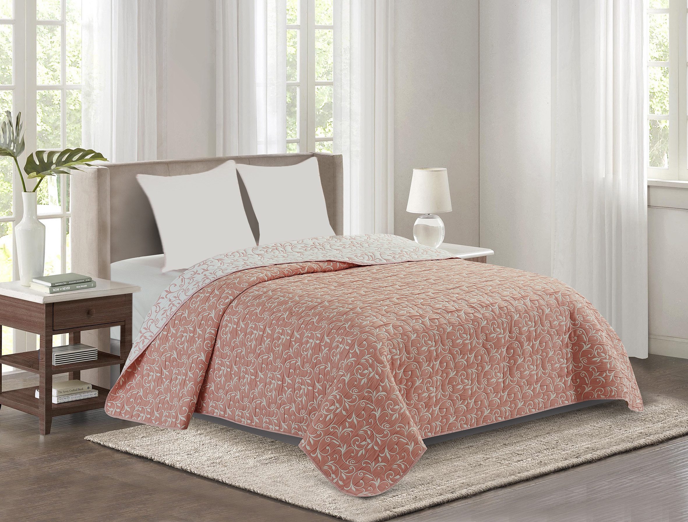 Delindo Lifestyle Tagesdecke Ornamente, Bettüberwurf für Doppelbett, gestep günstig online kaufen