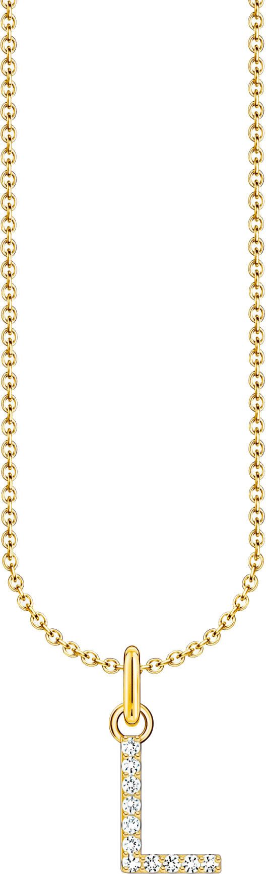 THOMAS SABO Kette mit Anhänger Buchstab...