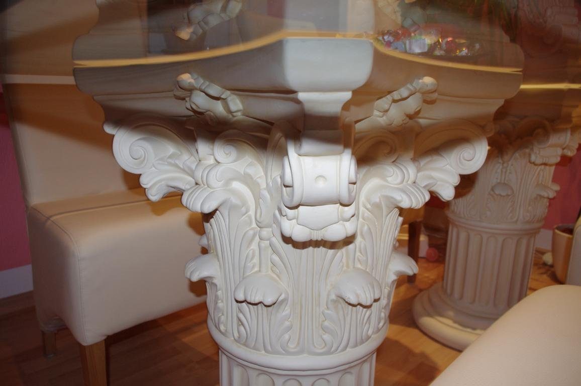 Säulen-Esstisch Tafel Esstisch Antikes Römer Küchen Wohndesign Tisch Esszimmer Griech