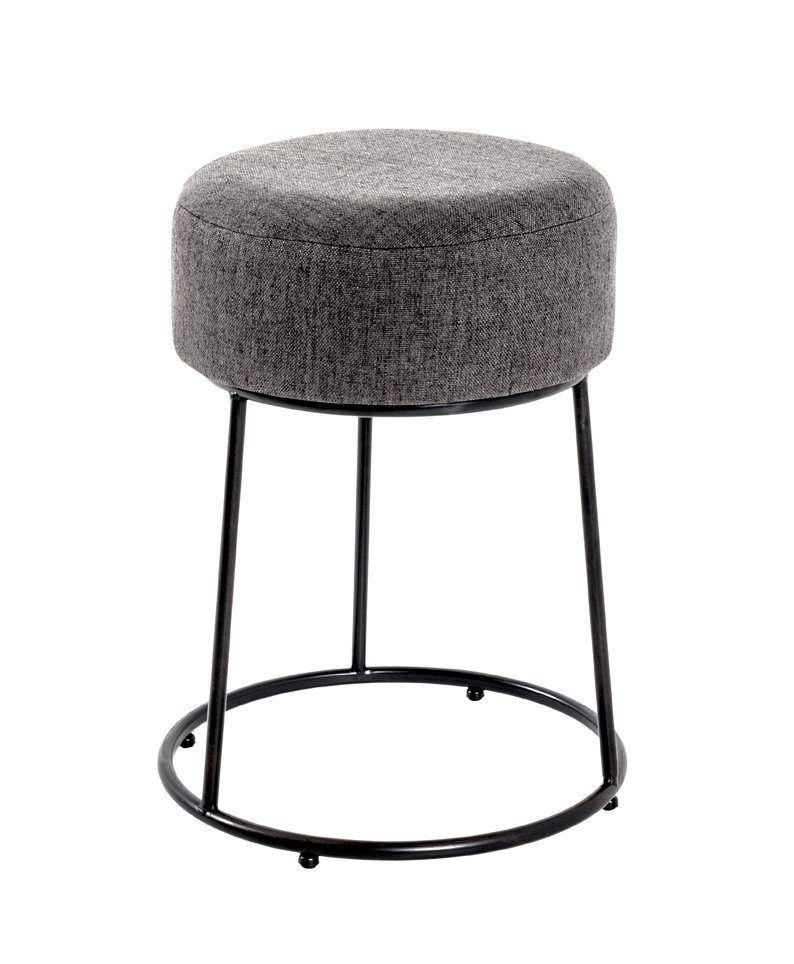HAKU Hocker HAKU Möbel Hocker - schwarz-anthrazit - H. 46cm