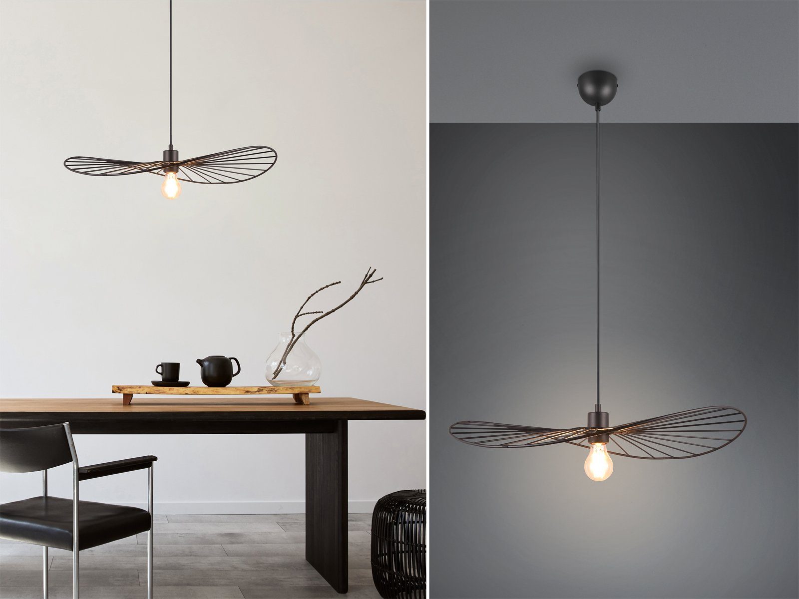 Reality Leuchten LED Pendelleuchte, Dimmfunktion, LED günstig online kaufen