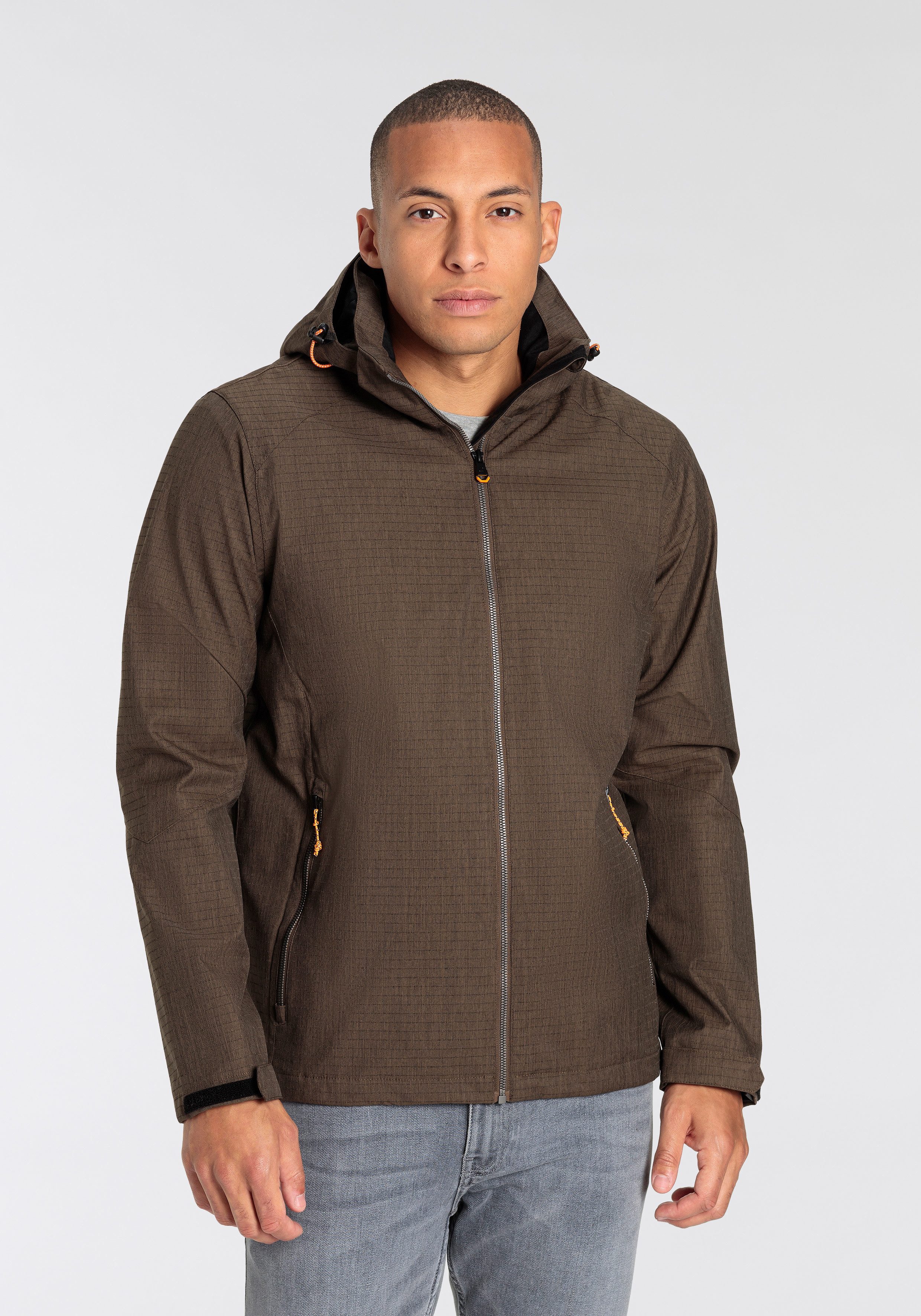 Killtec Funktionsjacke Wasserdicht & atmungsaktiv & abzippbarer Kapuze günstig online kaufen