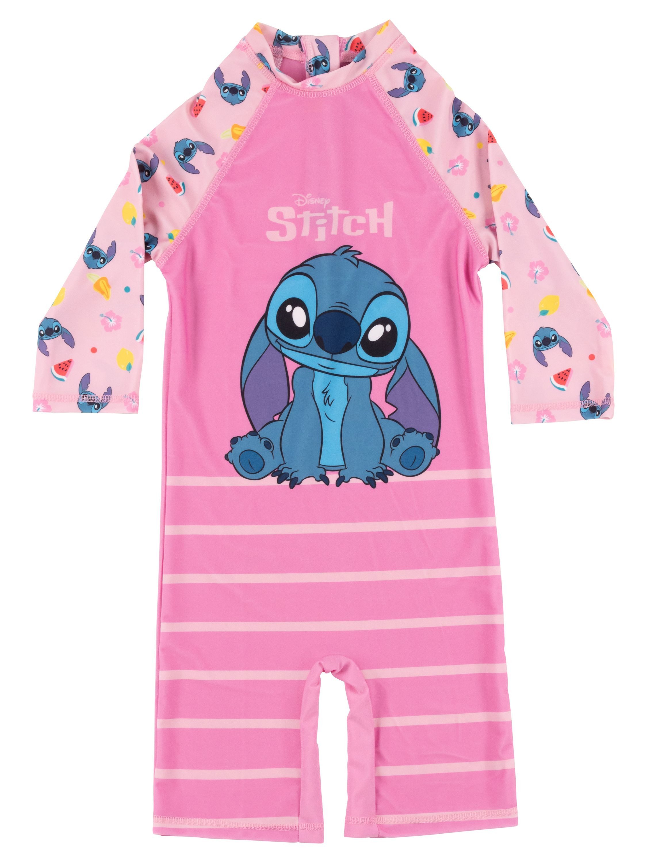 United Labels® Badeanzug Lilo & Stitch Schwimmanzug UV-Schutz 50 Overall Badeanzug Einteiler