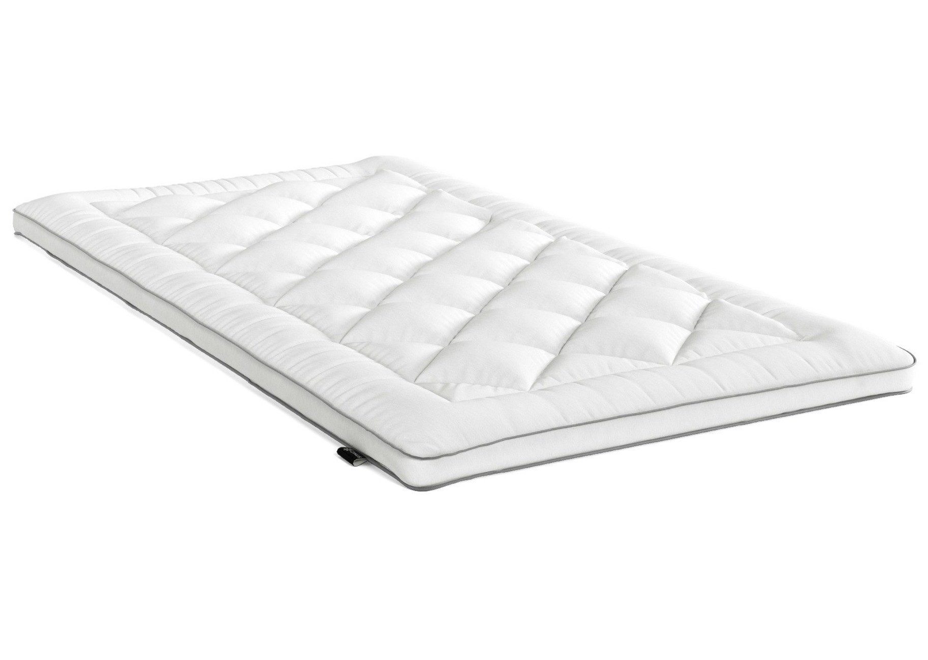 ZINUS, Topper ComfortSleep aus nachhaltiger Bambusfaser - Premium Matratzen-Upgrade, (Bambus-Viskose Füllung, Matratzentopper 90x200 cm/ 5 cm Höhe), Natürliche Barriere gegen Hausstaubmilben und Всеrgene
