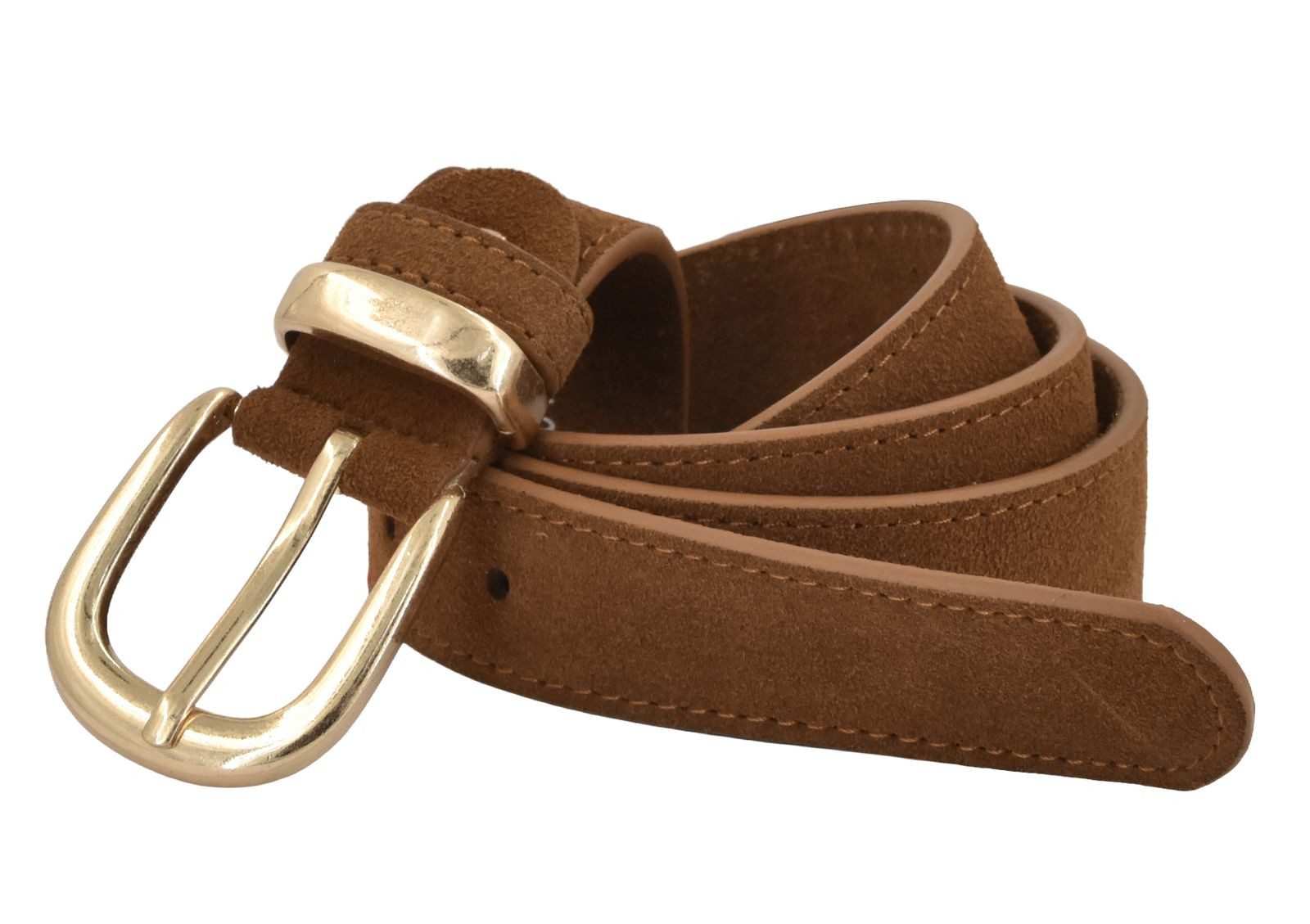styleBREAKER Ledergürtel Echtleder Gürtel Velours (1-St)