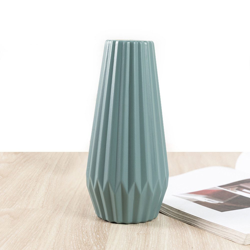 Candyse Tischvase Simulation Vase Kunststoff Bleistift Vase einfache Dekoration (Wohnzimmer-Esszimmer-Arrangement Simulation Blumenbehälter)