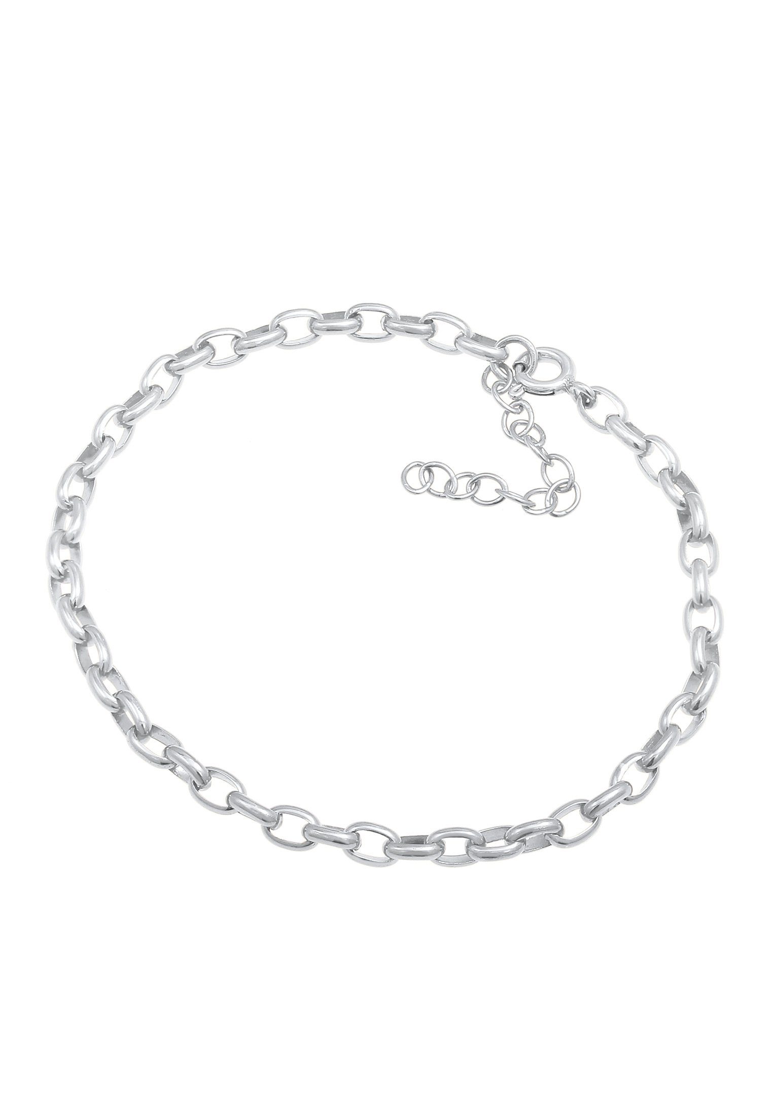 Armband Charm Silber Kettenglieder Nenalina Gliederarmband Basic 925