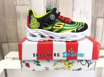 Skechers Skechers Dr. Seuss Jungs Klett-Halbschuh grün-gelb Sneaker
