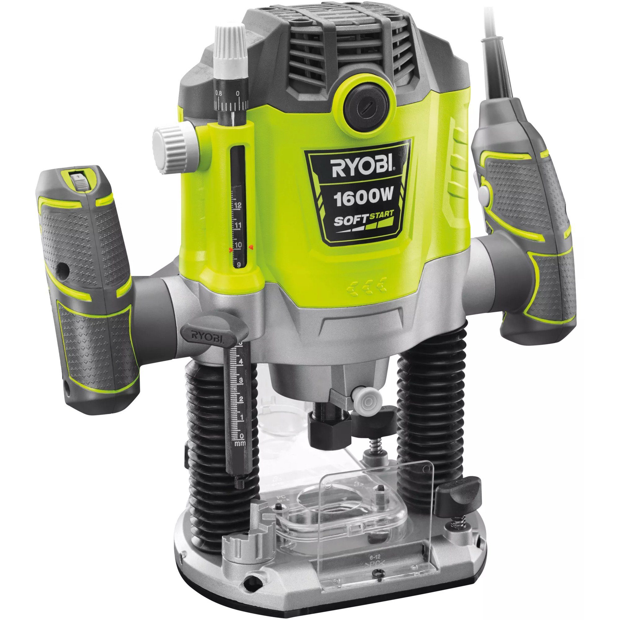 Ryobi Oberfräse Ryobi Oberfräse RRT1600-K, (1.600 Watt, Koffer)