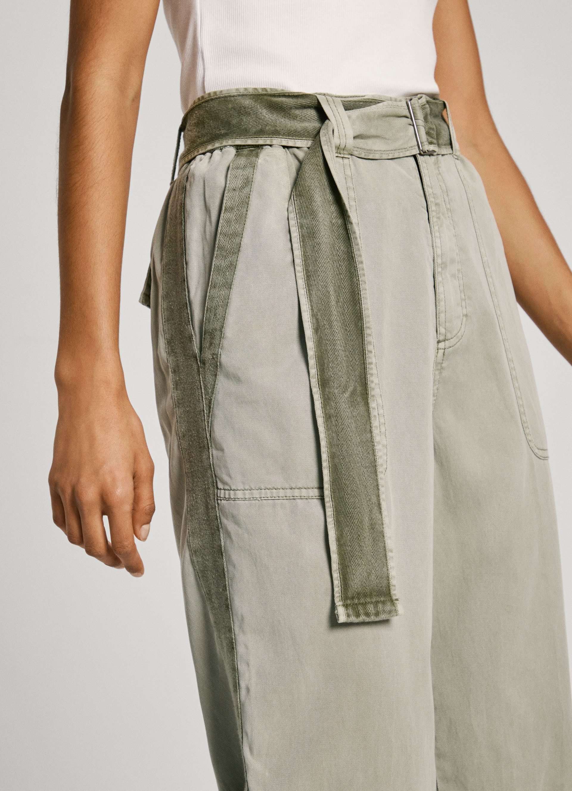 Pepe Jeans Cargohose AYLIN mit Streifenbesatz