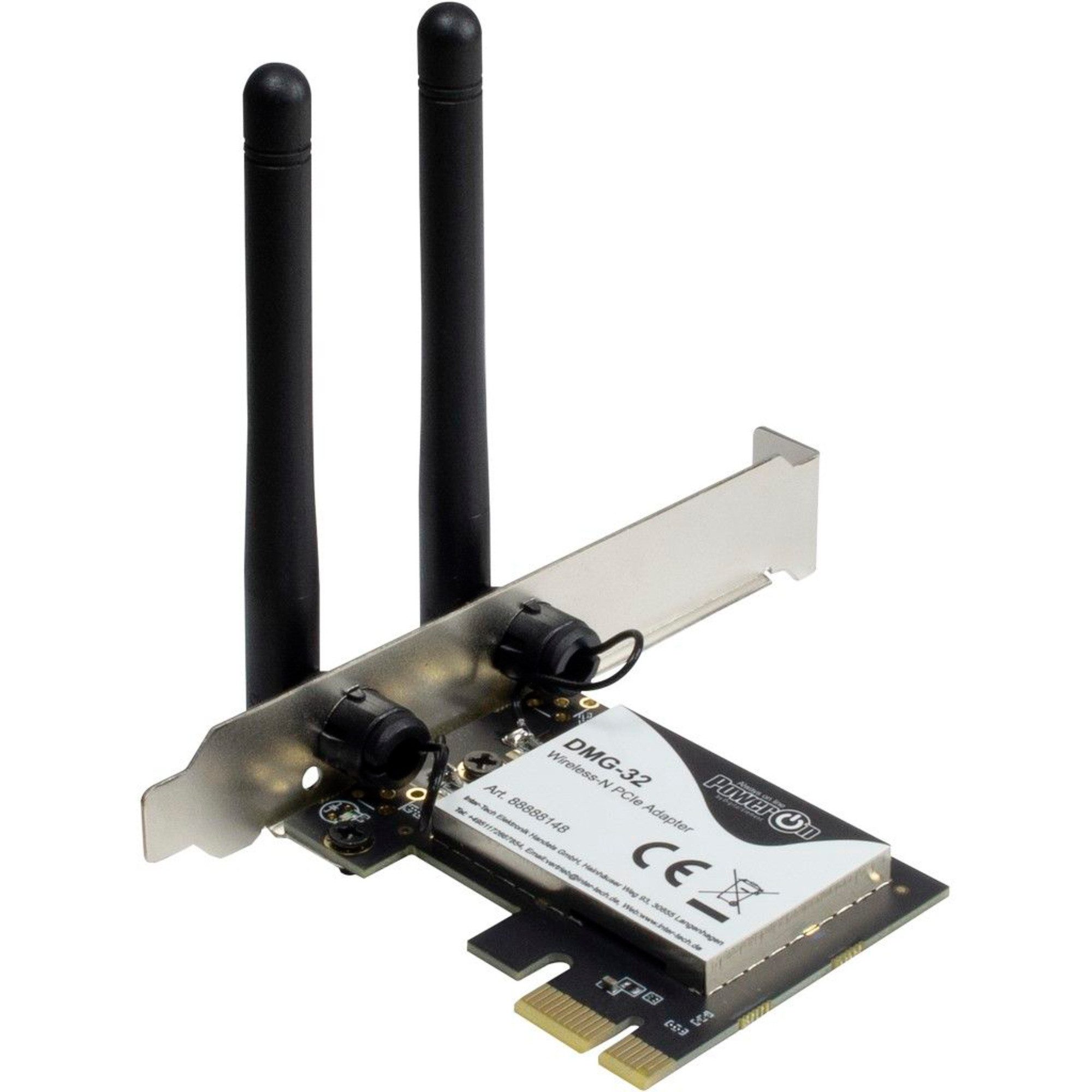 Inter-Tech DMG-32, WLAN-Adapter Netzwerk-Adapter