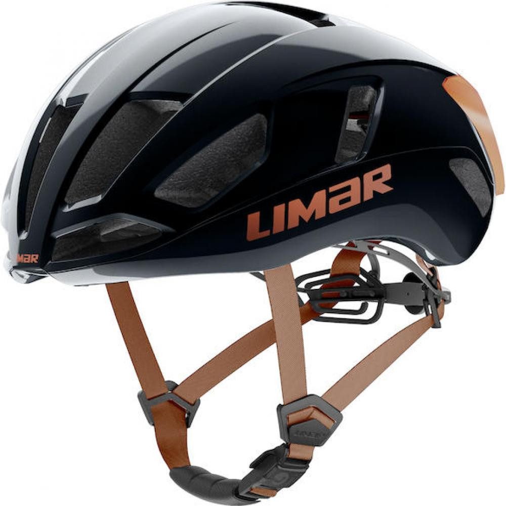 LIMAR Fahrradhelm Limar Air Atlas W&B Midnight Black Bronze S Schwarz/Bronze - aerodynam