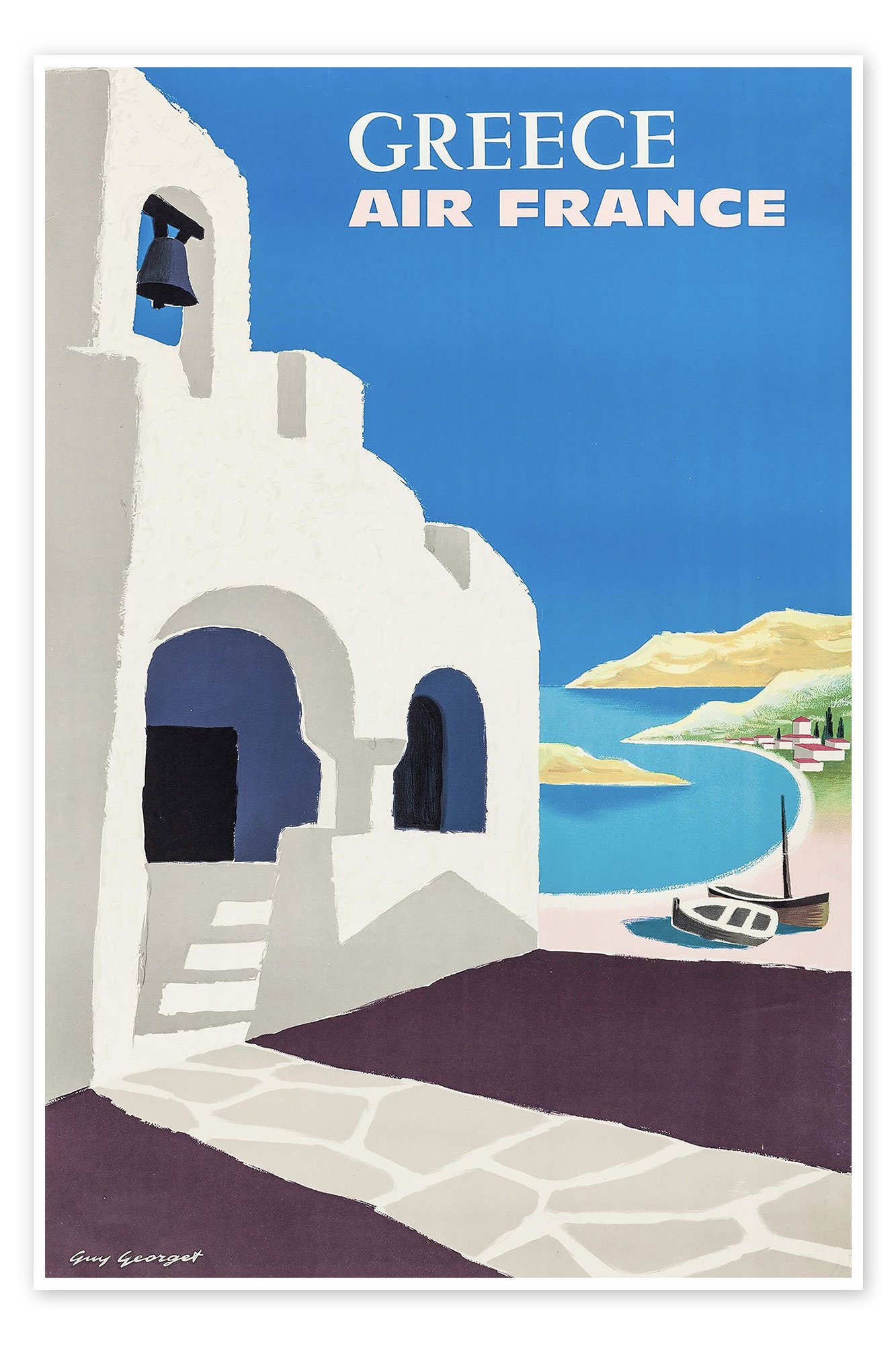 Posterlounge Poster Vintage Travel Collection, Griechenland, Vintage