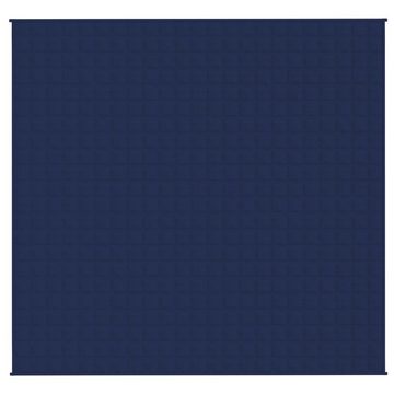 Einziehdecke, Gewichtsdecke Blau 220x240 cm 15 kg Stoff Bettdecke, vidaXL