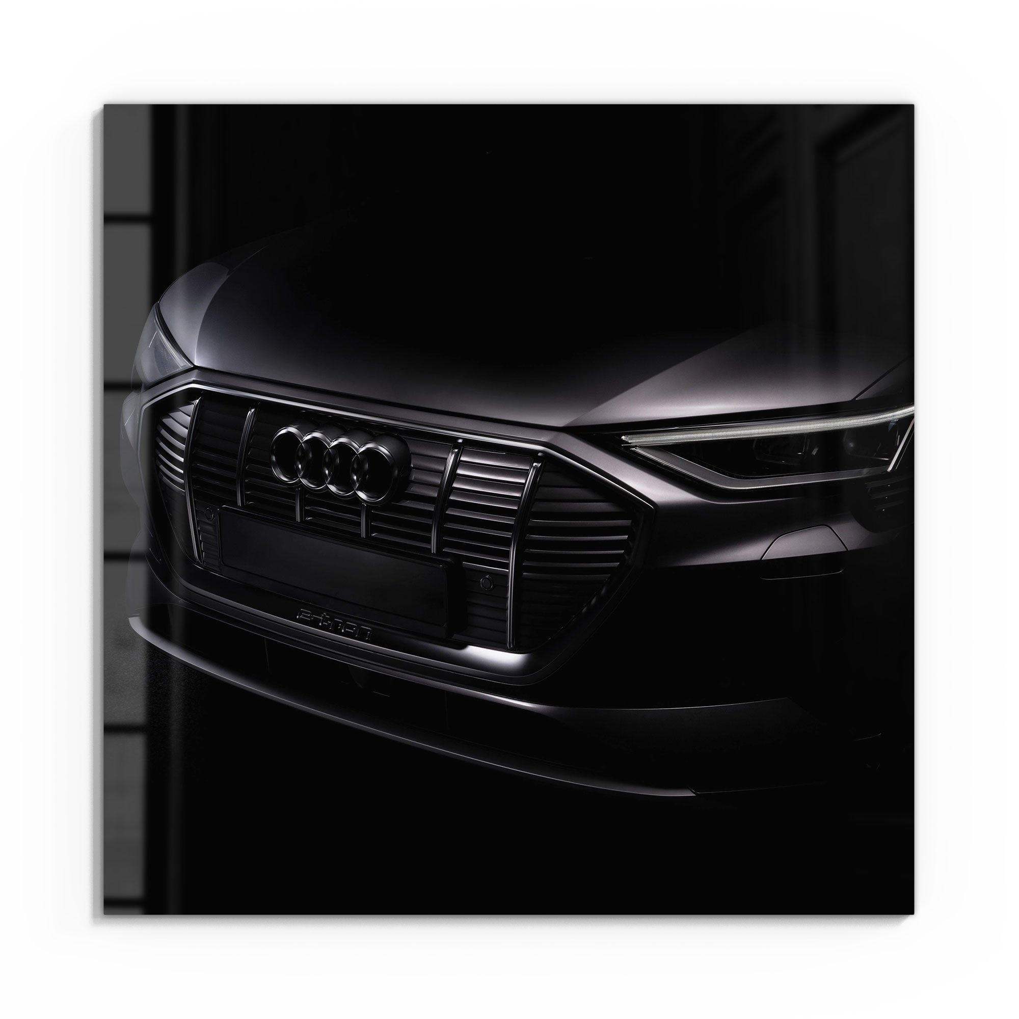 DEQORI Glasbild 'Audi Frontalaufnahme', 'Audi Frontalaufnahme', günstig online kaufen