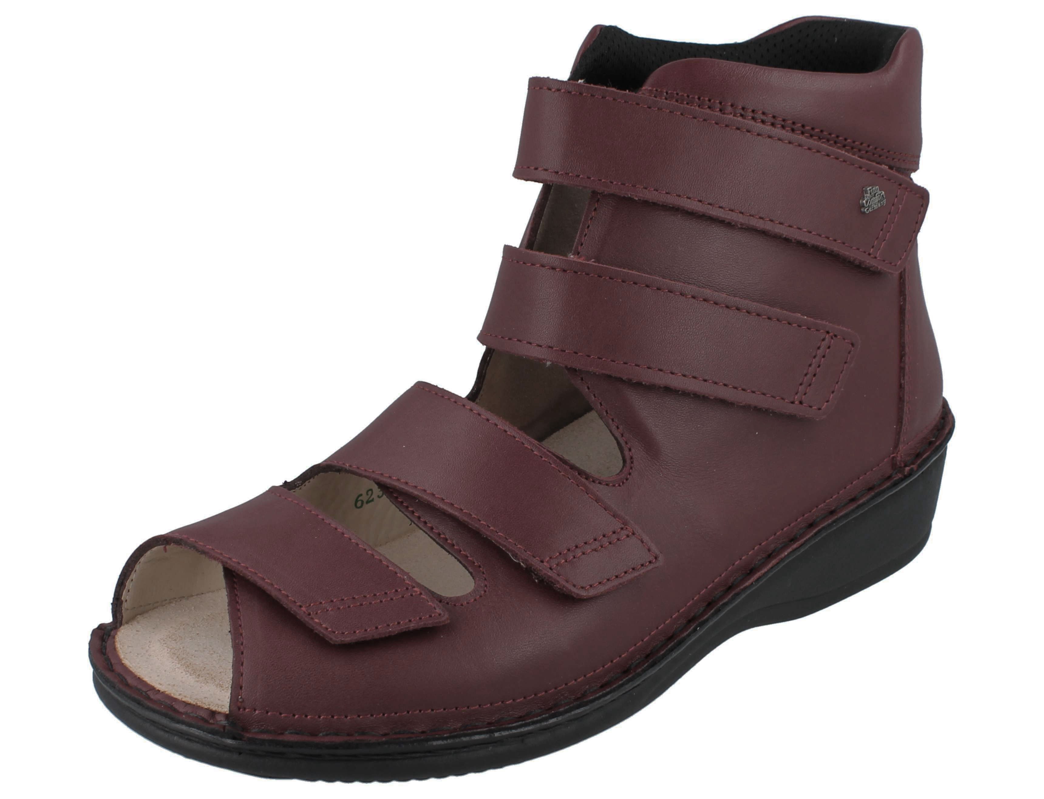 Finn Comfort FINN COMFORT PROPHYLAXE 96402 Damen Sandale rot Glattleder - Größe: Sandale Wechselfußbett