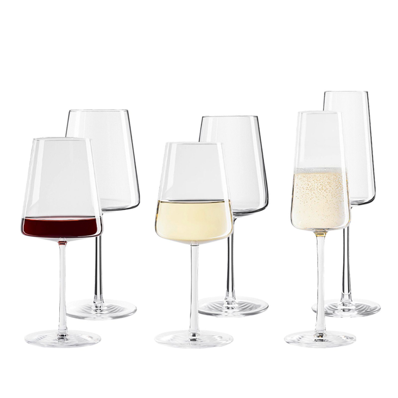 Gläser-Set Power Wein- und Sektgläser 6er Set
