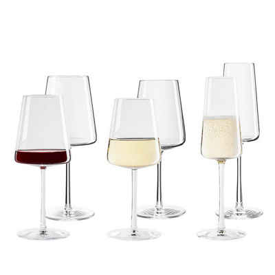 Stölzle Glas Power Wein- und Sektgläser 6er Set, Glas