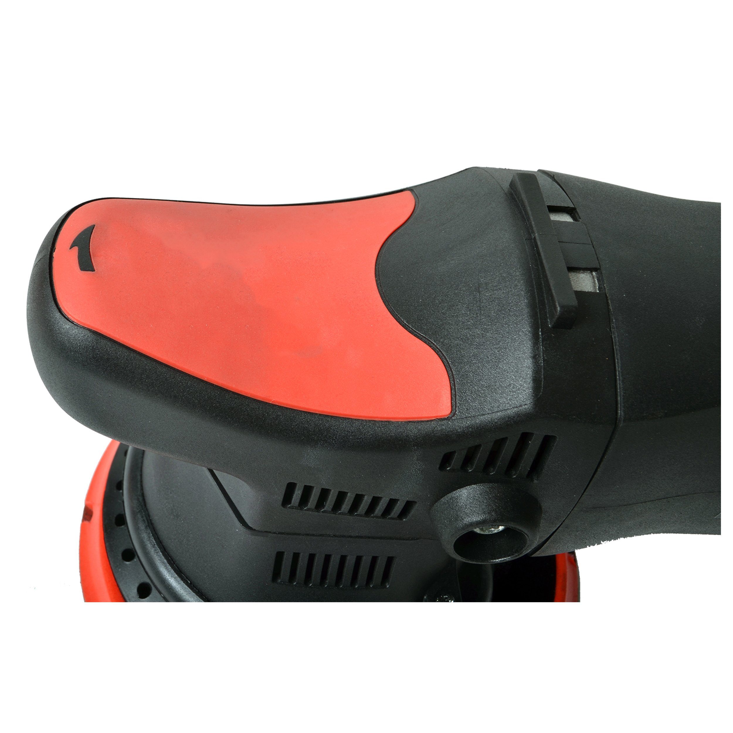 Duke-Handel Eccentric Polishing Machine, Rotary Polisher, Car Polisher, 810 Watt, 21 mm Stroke (XL), 1650 min. RPM, 4800 max. RPM, Ø 150.00 mm, (Set, 29 pcs., incl. extensive polishing and sanding accessories), without battery and charger, polisher for right- and left-handed users