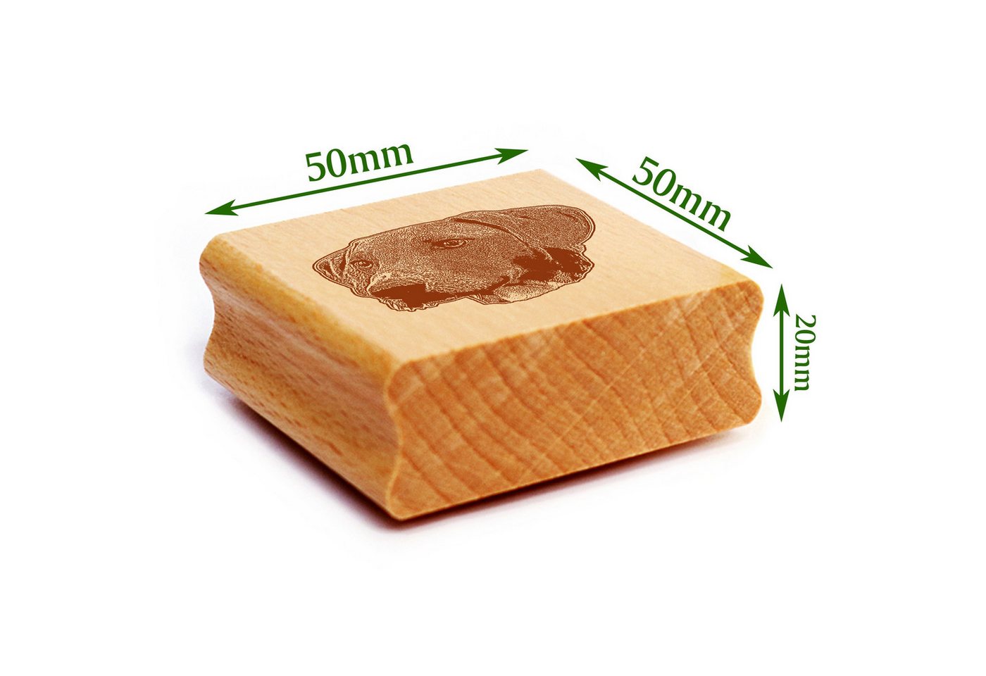 Thumbnail - Dekolando Stempel Motivstempel Azawakh Stempel Hund Holzstempel 48 x 41 mm