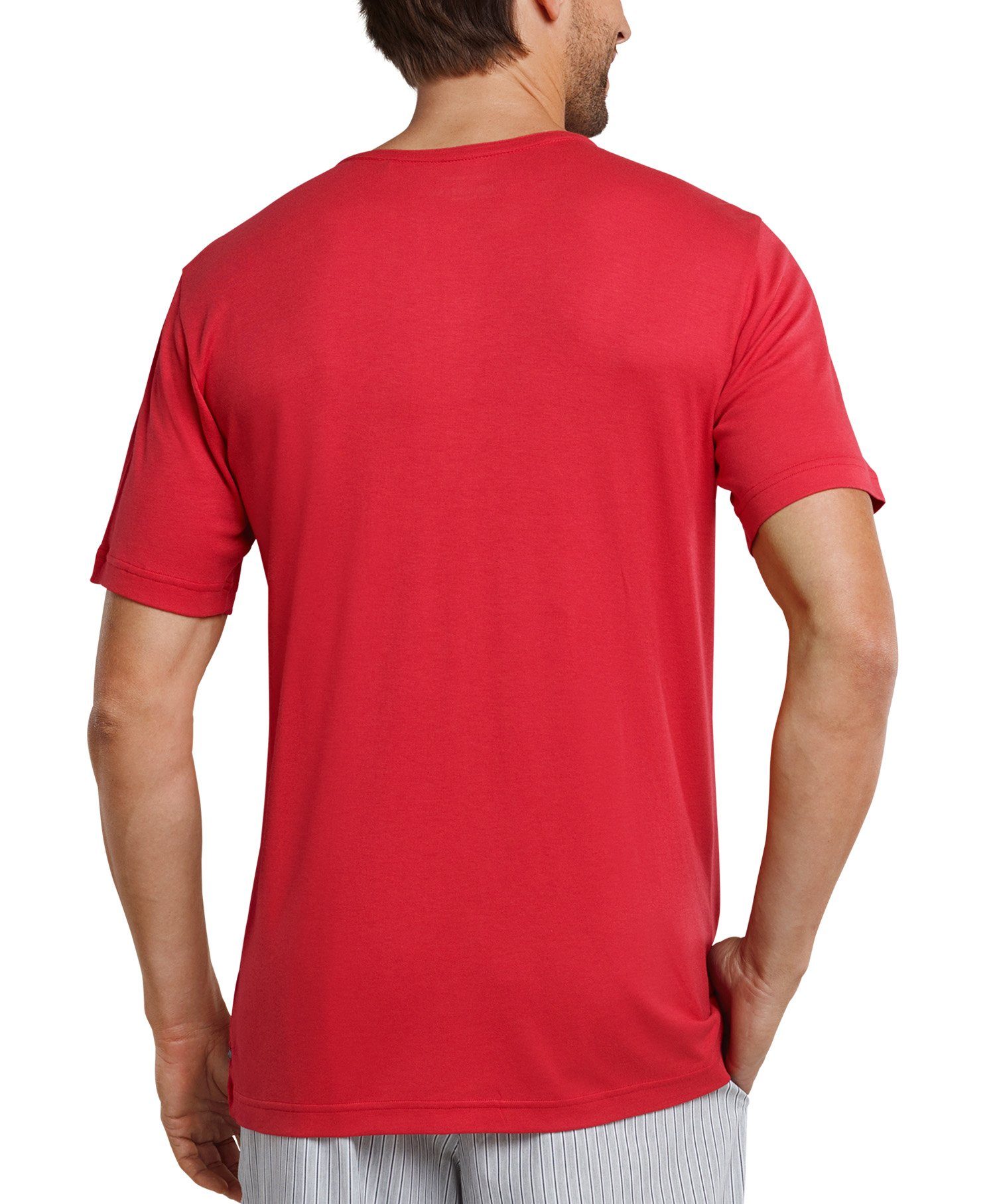 Schiesser Pyjamaoberteil Mix & Relax (Packung, 1-tlg., Set) Herren Pyjamaoberteil Schlafshirt Kurzarm Baumwolle