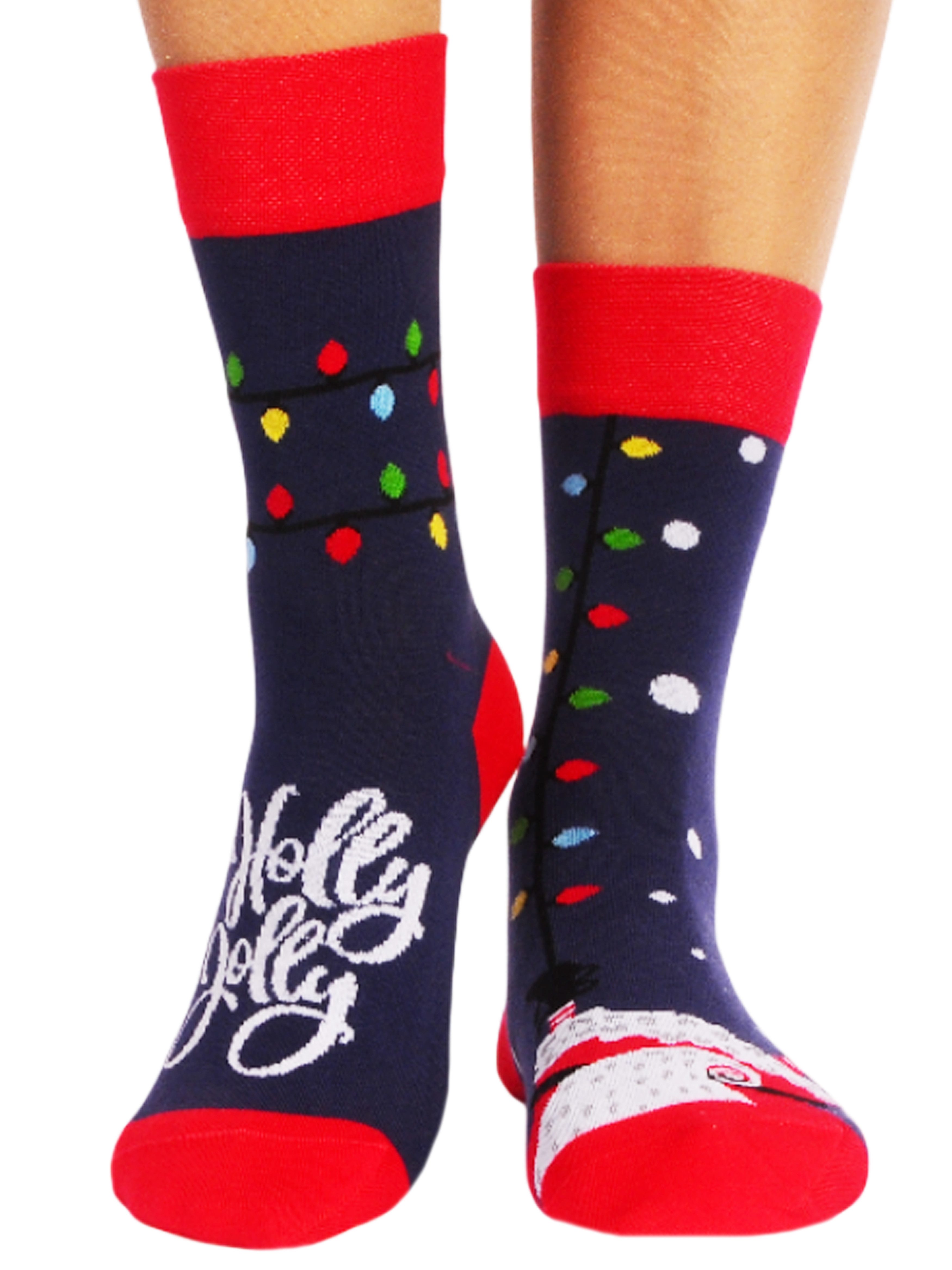 Socken Weihnachtssocken socks weihnachtliche Strümpfe in Blau