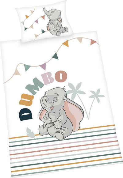 Babybettwäsche Disney´s Dumbo, Disney, Renforcé, mit liebevollem Motiv