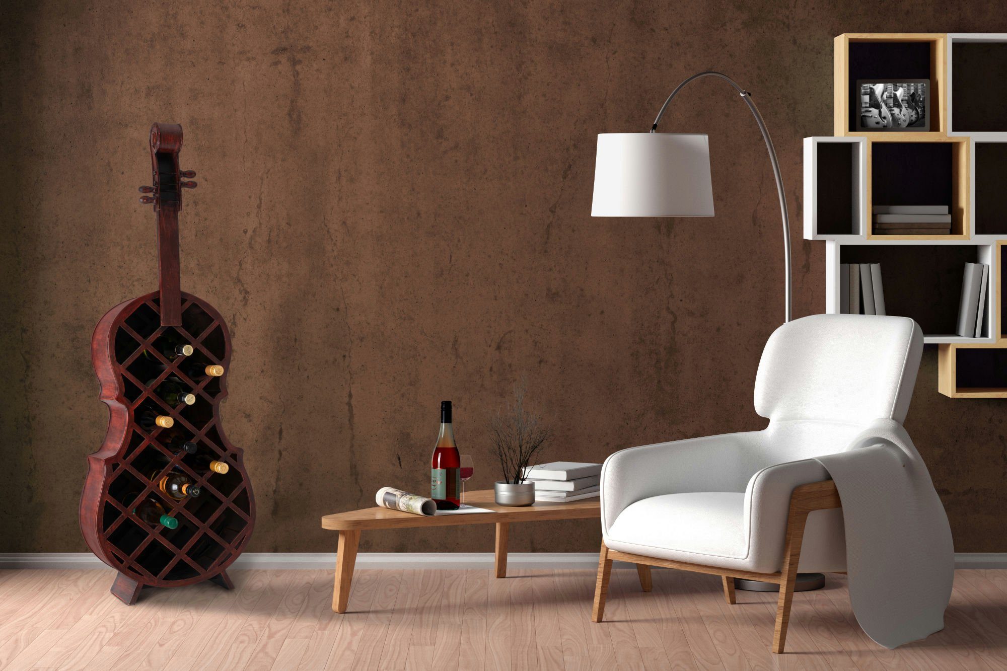 Stagecaptain Weinregal WR-21 Stradivino Wein- & Flaschenregal für 21 Flasch günstig online kaufen