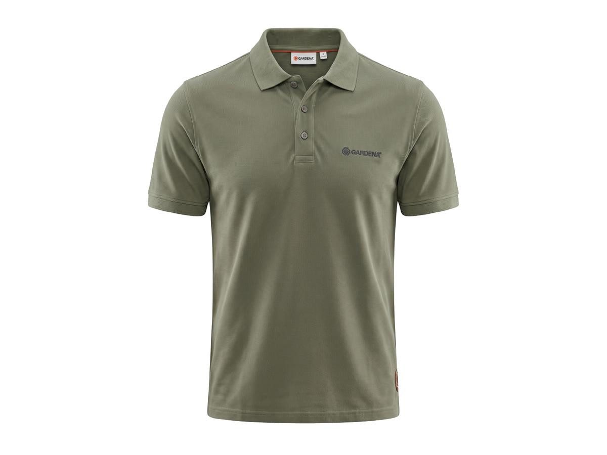 GARDENA Poloshirt Herren mit Logo im cleanen Gardena Design, 100 % Baumwolle
