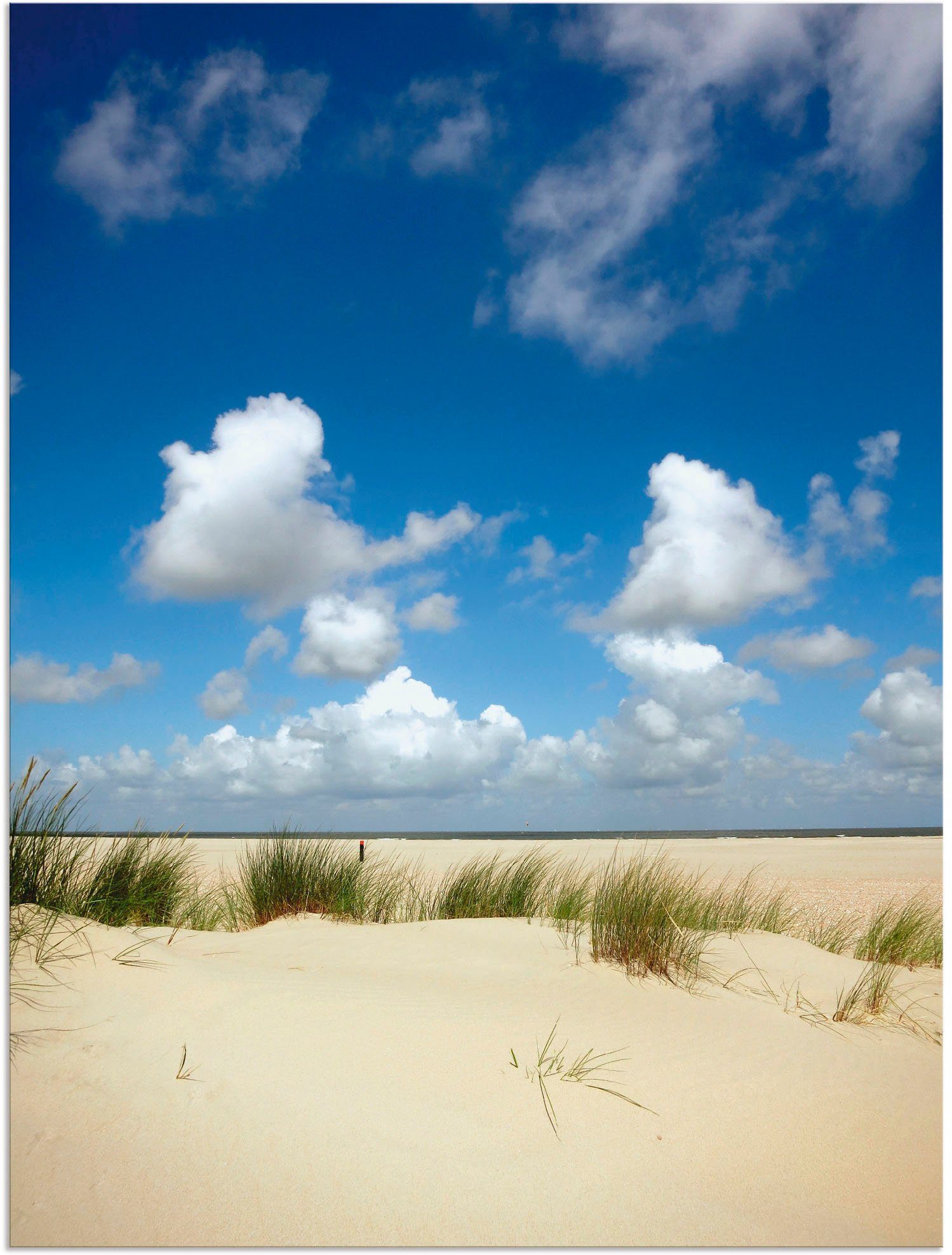 Artland Wandbild Dünenlandschaft II, Strand (1 St), als Alubild, Leinwandbild, Wandaufkleber oder Poster in versch. Größen