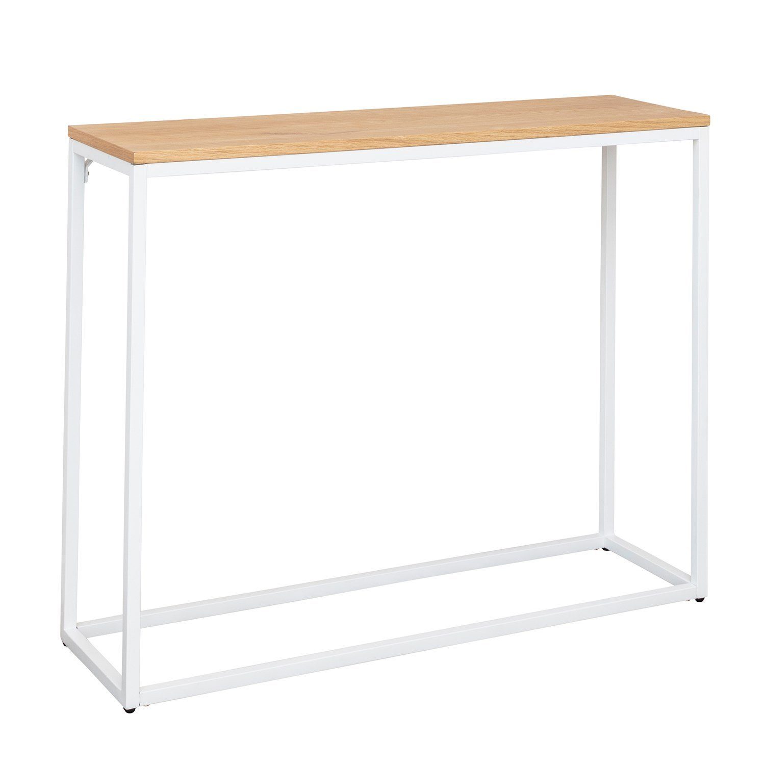 Terra Home Konsolentisch Terra Home Konsolentisch Flyn 100 cm, Weiß, mit einer Ablage