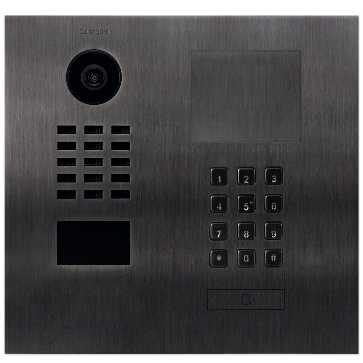 DoorBird Video-Türsprechanlage DoorBird - Video Türstation D2101KH (Außenbereich, Haustür, Eingangsbereich, Smarte Video Türsprechanlage mit App-Steuerung, Ethernet / PoE)