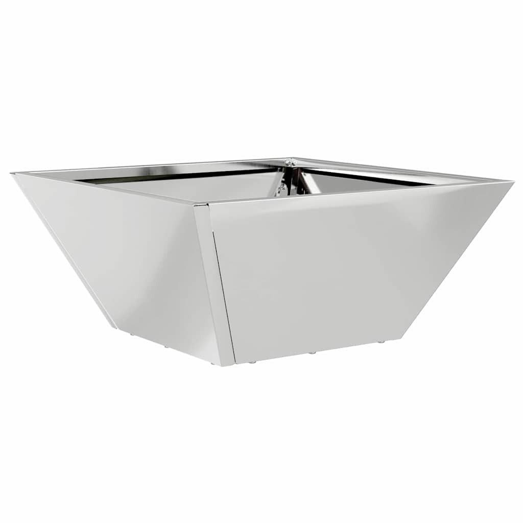 vidaXL Blumentopf Garten Schüssel Pflanzer Silber günstig online kaufen