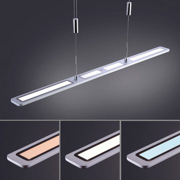 Paul Neuhaus Pendelleuchte NIKA, LED fest integriert, warmweiß - kaltweiß, LED, CCT - tunable white, dimmbar über Sensordimmer, Schalter