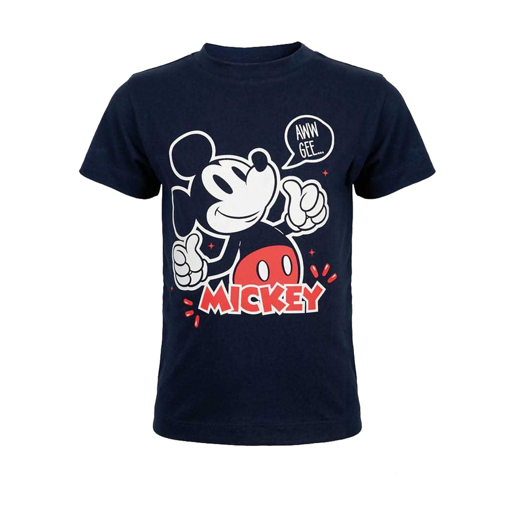 Disney Print-Shirt Mickey Mouse Kinder T-Shirt mit ikonischem Mickey Design